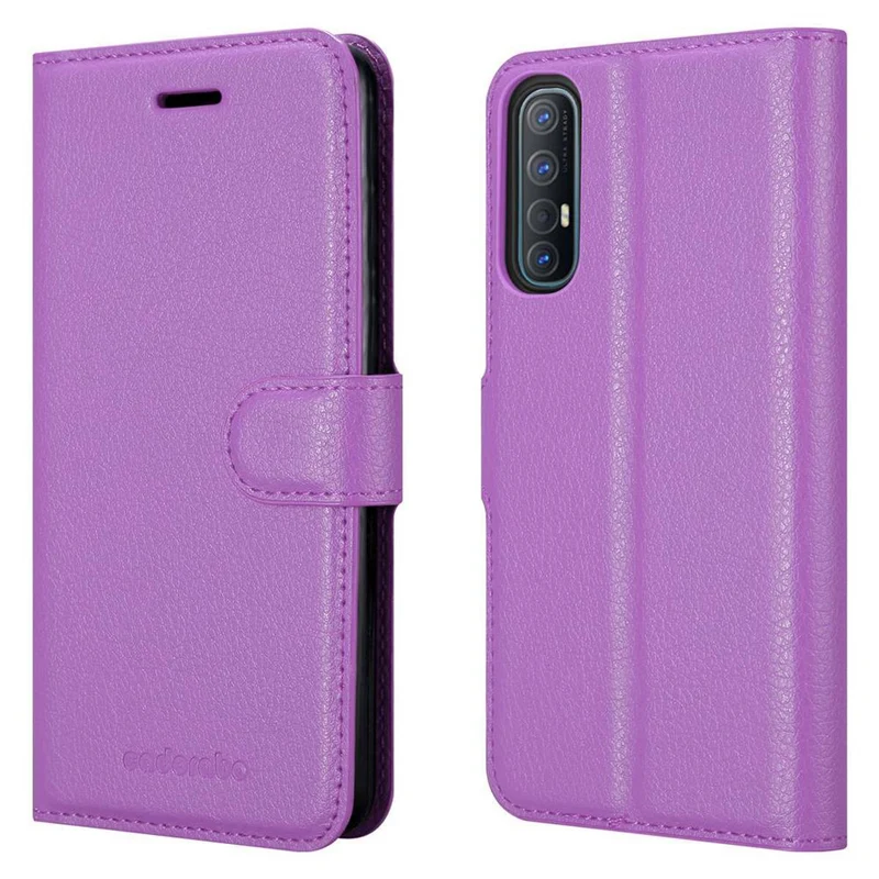 Cadorabo Hülle kompatibel mit Oppo FIND X2 NEO Schutzhülle mit Magnetverschluss, Standfunktion und Kartenfach