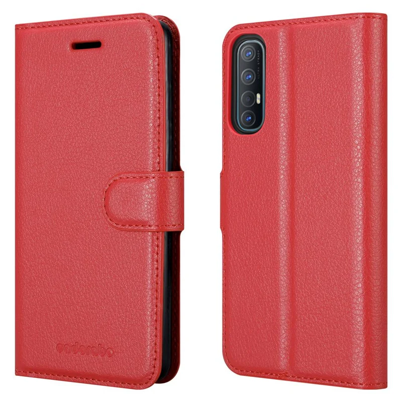 Cadorabo Hülle kompatibel mit Oppo FIND X2 NEO Schutzhülle mit Magnetverschluss, Standfunktion und Kartenfach