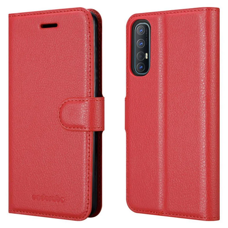 Cadorabo Hülle kompatibel mit Oppo FIND X2 NEO Schutzhülle mit Magnetverschluss, Standfunktion und Kartenfach