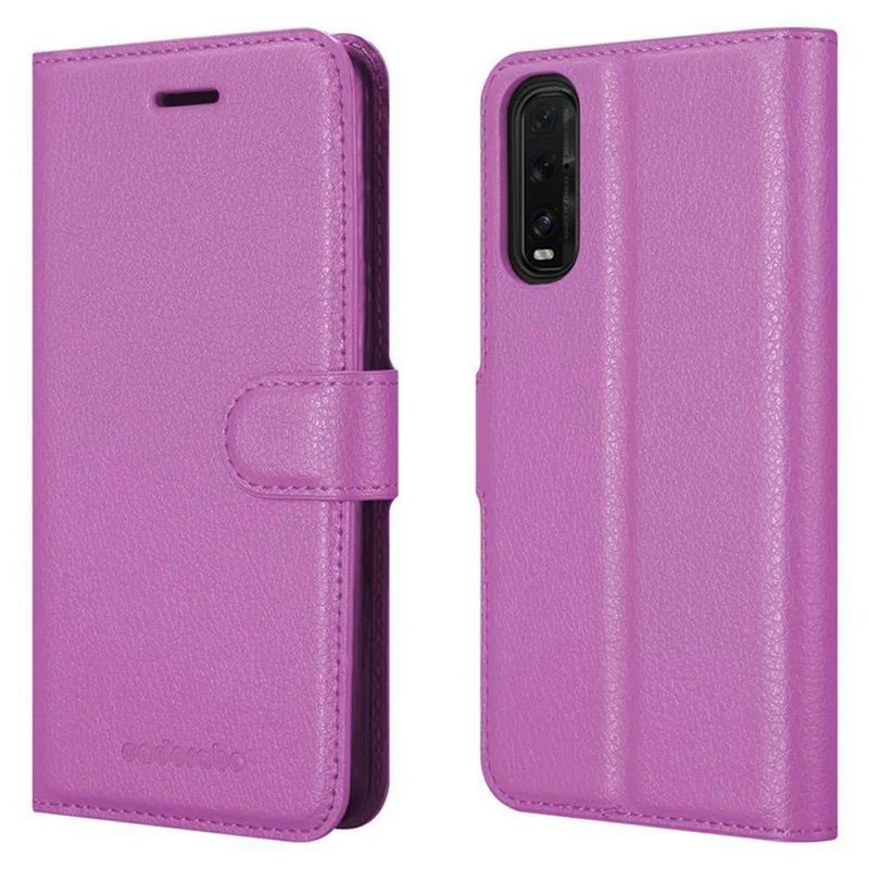 Cadorabo Hülle kompatibel mit Oppo FIND X2 Schutzhülle mit Magnetverschluss, Standfunktion und Kartenfach