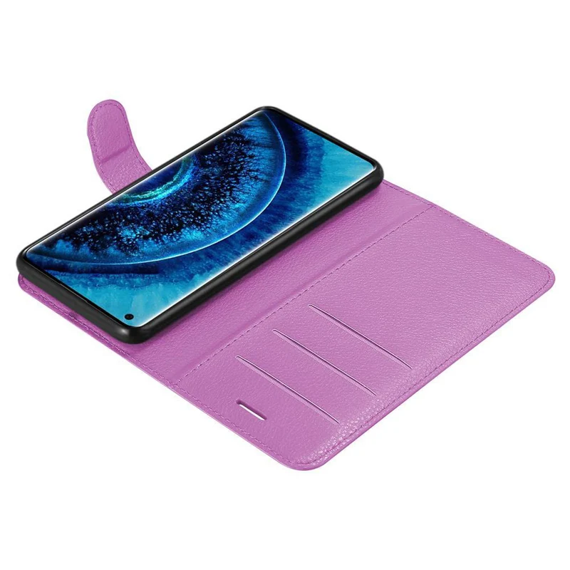 Cadorabo Hülle kompatibel mit Oppo FIND X2 Schutzhülle mit Magnetverschluss, Standfunktion und Kartenfach