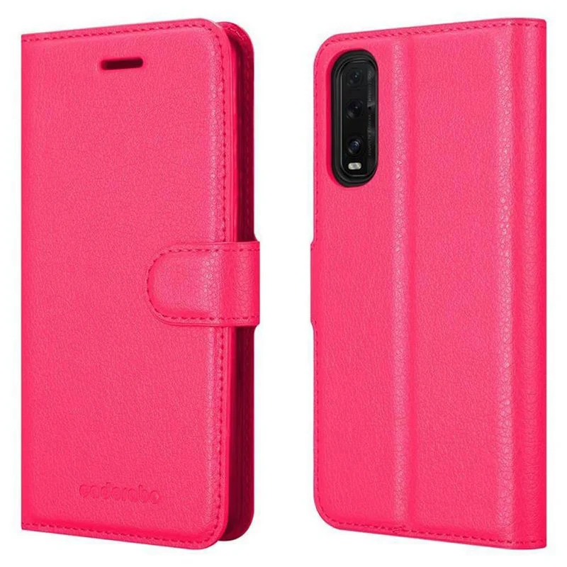Cadorabo Hülle kompatibel mit Oppo FIND X2 Schutzhülle mit Magnetverschluss, Standfunktion und Kartenfach