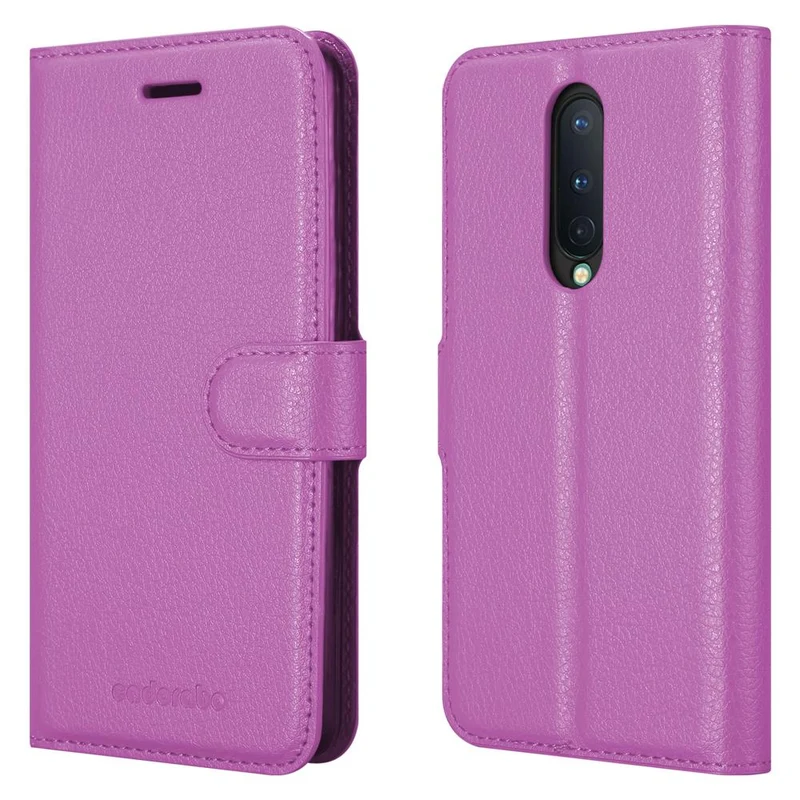 Cadorabo Hülle kompatibel mit OnePlus 8 Schutzhülle mit Magnetverschluss, Standfunktion und Kartenfach