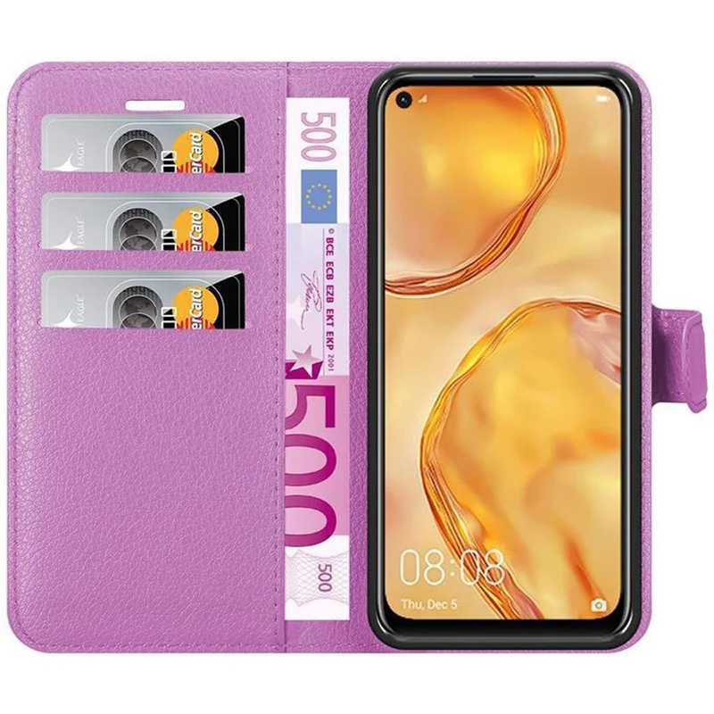 Cadorabo Hülle kompatibel mit Huawei NOVA 6 SE / P40 LITE / NOVA 7i Schutzhülle mit Magnetverschluss, Standfunktion und Kartenfach