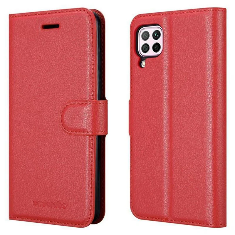 Cadorabo Hülle kompatibel mit Huawei NOVA 6 SE / P40 LITE / NOVA 7i Schutzhülle mit Magnetverschluss, Standfunktion und Kartenfach