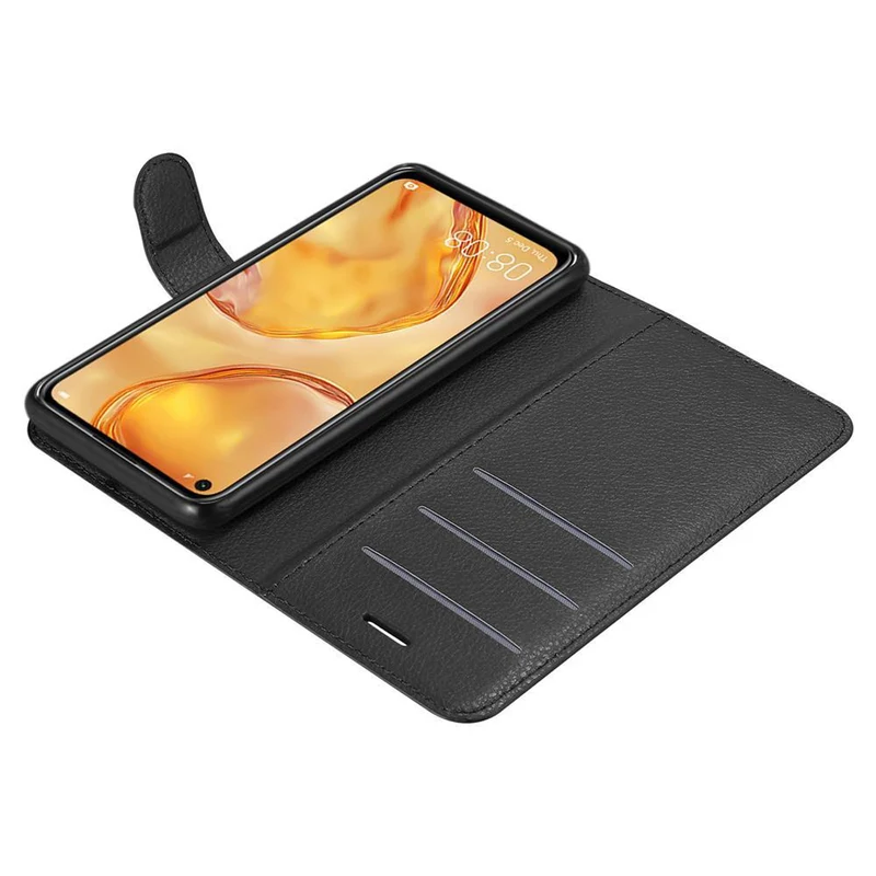 Cadorabo Hülle kompatibel mit Huawei NOVA 6 SE / P40 LITE / NOVA 7i Schutzhülle mit Magnetverschluss, Standfunktion und Kartenfach