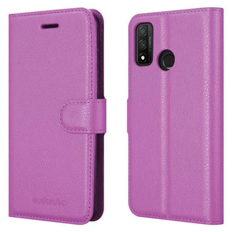 Cadorabo Hülle kompatibel mit Huawei P SMART 2020 Schutzhülle mit Magnetverschluss, Standfunktion und Kartenfach
