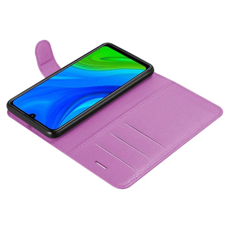 Cadorabo Hülle kompatibel mit Huawei P SMART 2020 Schutzhülle mit Magnetverschluss, Standfunktion und Kartenfach