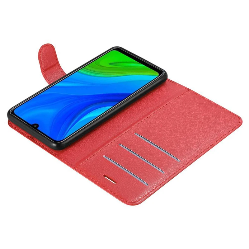 Cadorabo Hülle kompatibel mit Huawei P SMART 2020 Schutzhülle mit Magnetverschluss, Standfunktion und Kartenfach