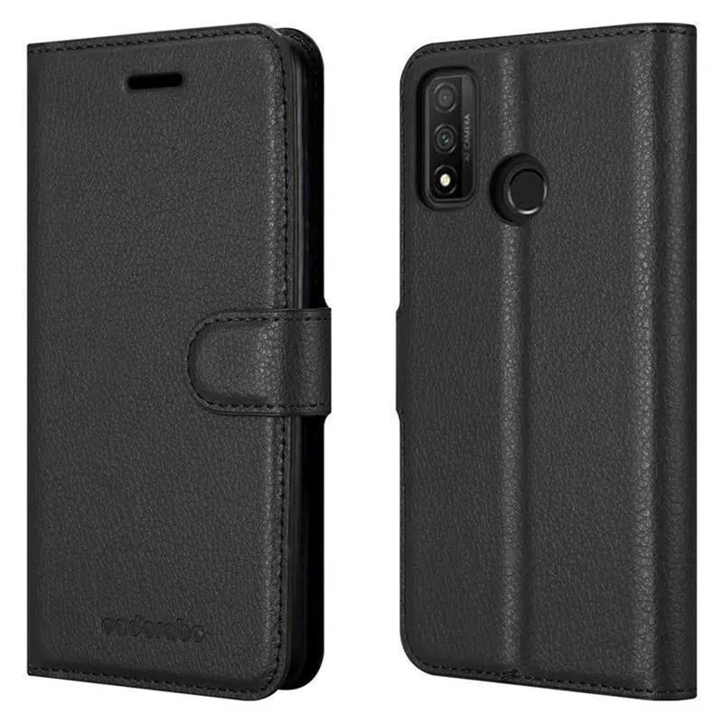 Cadorabo Hülle kompatibel mit Huawei P SMART 2020 Schutzhülle mit Magnetverschluss, Standfunktion und Kartenfach