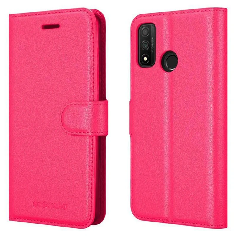 Cadorabo Hülle kompatibel mit Huawei P SMART 2020 Schutzhülle mit Magnetverschluss, Standfunktion und Kartenfach
