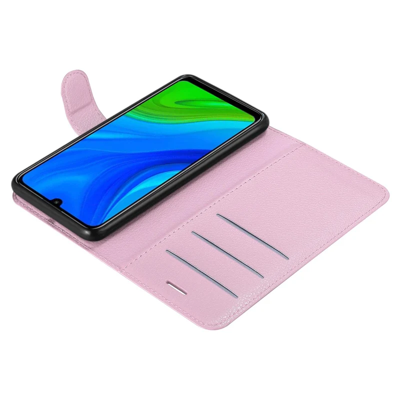 Cadorabo Hülle kompatibel mit Huawei P SMART 2020 Schutzhülle mit Magnetverschluss, Standfunktion und Kartenfach