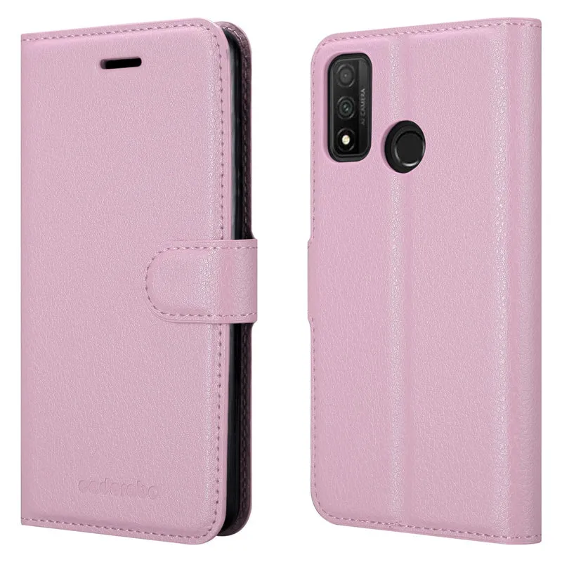 Cadorabo Hülle kompatibel mit Huawei P SMART 2020 Schutzhülle mit Magnetverschluss, Standfunktion und Kartenfach