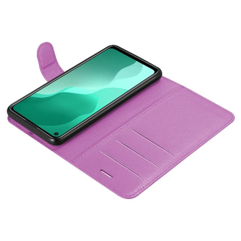 Cadorabo Hülle kompatibel mit Huawei NOVA 7 SE Schutzhülle mit Magnetverschluss, Standfunktion und Kartenfach