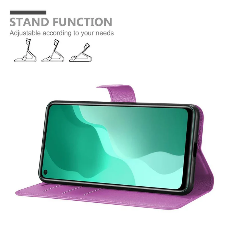 Cadorabo Hülle kompatibel mit Huawei NOVA 7 SE Schutzhülle mit Magnetverschluss, Standfunktion und Kartenfach