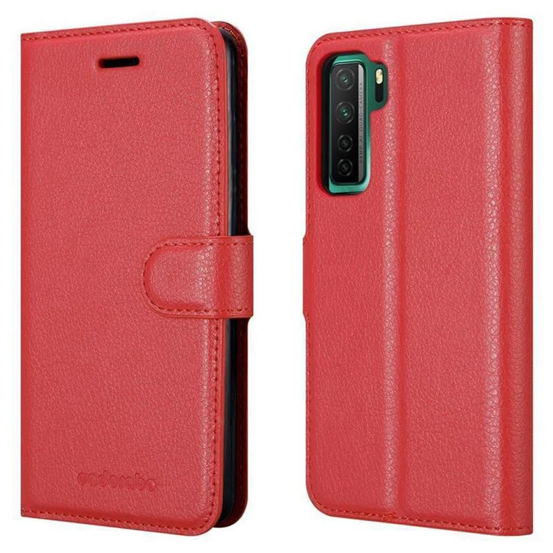 Cadorabo Hülle kompatibel mit Huawei NOVA 7 SE Schutzhülle mit Magnetverschluss, Standfunktion und Kartenfach