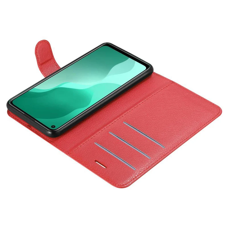 Cadorabo Hülle kompatibel mit Huawei NOVA 7 SE Schutzhülle mit Magnetverschluss, Standfunktion und Kartenfach