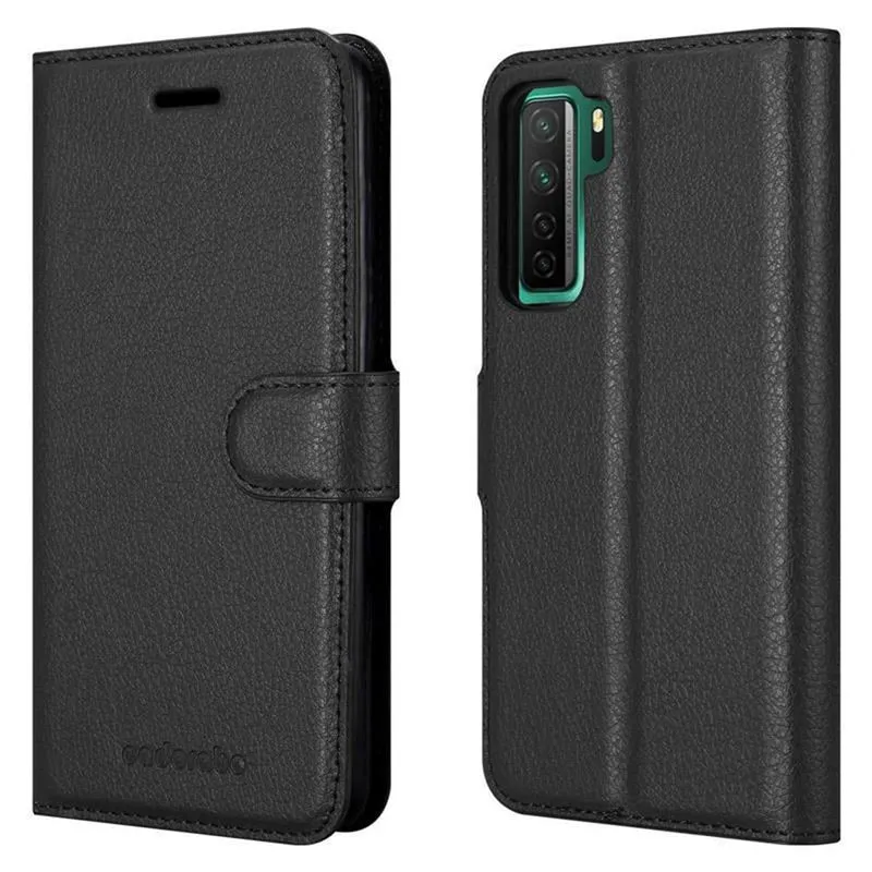 Cadorabo Hülle kompatibel mit Huawei NOVA 7 SE Schutzhülle mit Magnetverschluss, Standfunktion und Kartenfach