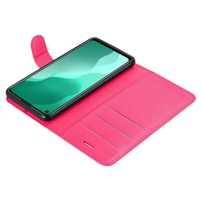 Cadorabo Hülle kompatibel mit Huawei NOVA 7 SE Schutzhülle mit Magnetverschluss, Standfunktion und Kartenfach