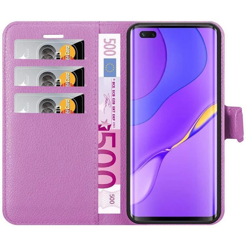 Cadorabo Hülle kompatibel mit Huawei NOVA 7 PRO 5G Schutzhülle mit Magnetverschluss, Standfunktion und Kartenfach