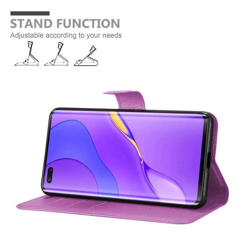 Cadorabo Hülle kompatibel mit Huawei NOVA 7 PRO 5G Schutzhülle mit Magnetverschluss, Standfunktion und Kartenfach