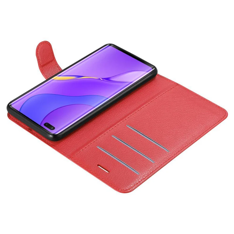 Cadorabo Hülle kompatibel mit Huawei NOVA 7 PRO 5G Schutzhülle mit Magnetverschluss, Standfunktion und Kartenfach