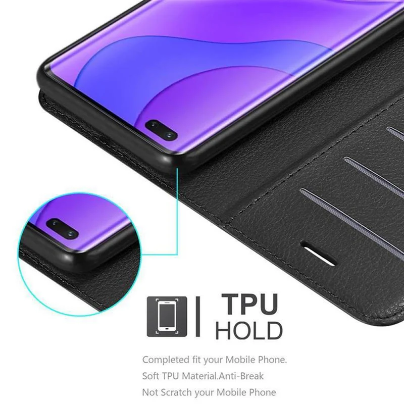 Cadorabo Hülle kompatibel mit Huawei NOVA 7 PRO 5G Schutzhülle mit Magnetverschluss, Standfunktion und Kartenfach