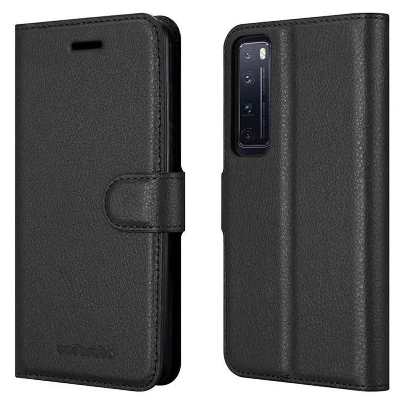 Cadorabo Hülle kompatibel mit Huawei NOVA 7 PRO 5G Schutzhülle mit Magnetverschluss, Standfunktion und Kartenfach