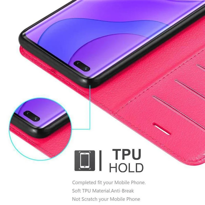 Cadorabo Hülle kompatibel mit Huawei NOVA 7 PRO 5G Schutzhülle mit Magnetverschluss, Standfunktion und Kartenfach