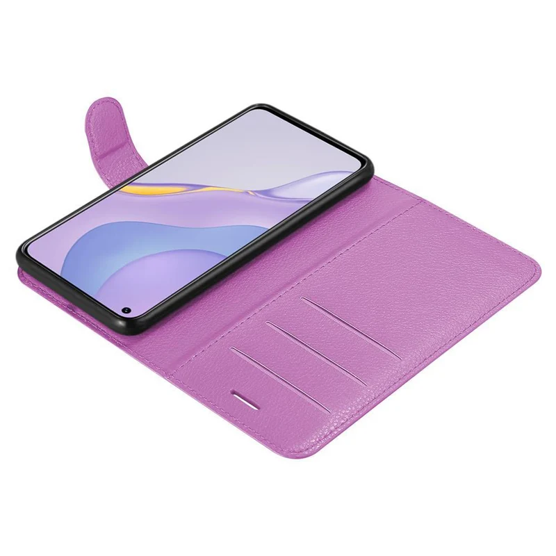 Cadorabo Hülle kompatibel mit Huawei NOVA 7 5G Schutzhülle mit Magnetverschluss, Standfunktion und Kartenfach