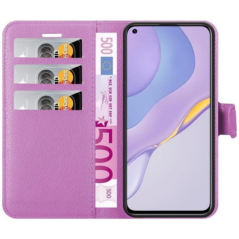 Cadorabo Hülle kompatibel mit Huawei NOVA 7 5G Schutzhülle mit Magnetverschluss, Standfunktion und Kartenfach