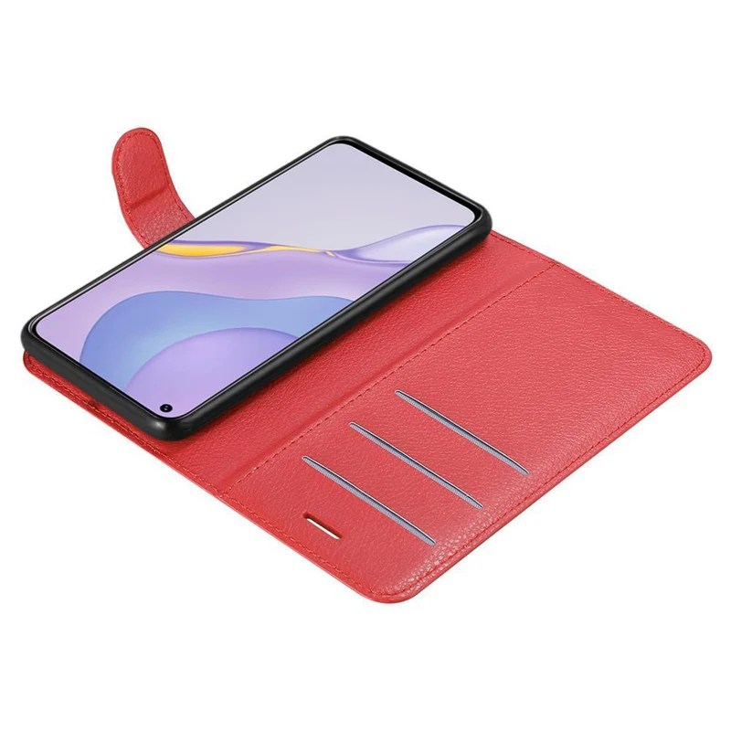 Cadorabo Hülle kompatibel mit Huawei NOVA 7 5G Schutzhülle mit Magnetverschluss, Standfunktion und Kartenfach