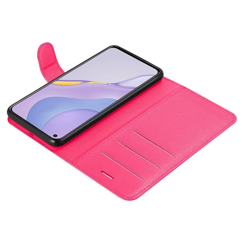 Cadorabo Hülle kompatibel mit Huawei NOVA 7 5G Schutzhülle mit Magnetverschluss, Standfunktion und Kartenfach