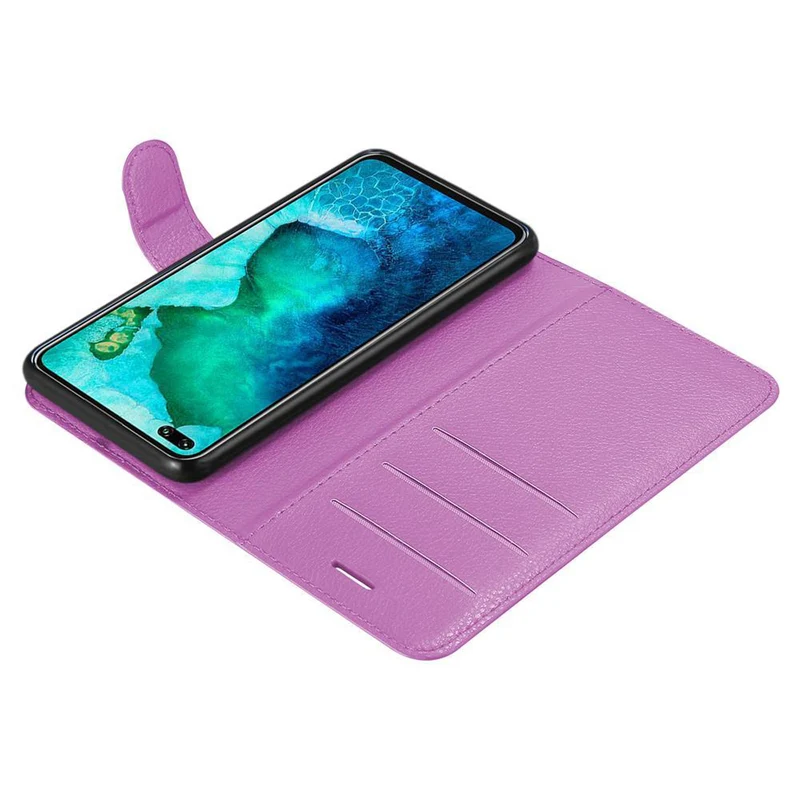 Cadorabo Hülle kompatibel mit Honor View 30 PRO Schutzhülle mit Magnetverschluss, Standfunktion und Kartenfach