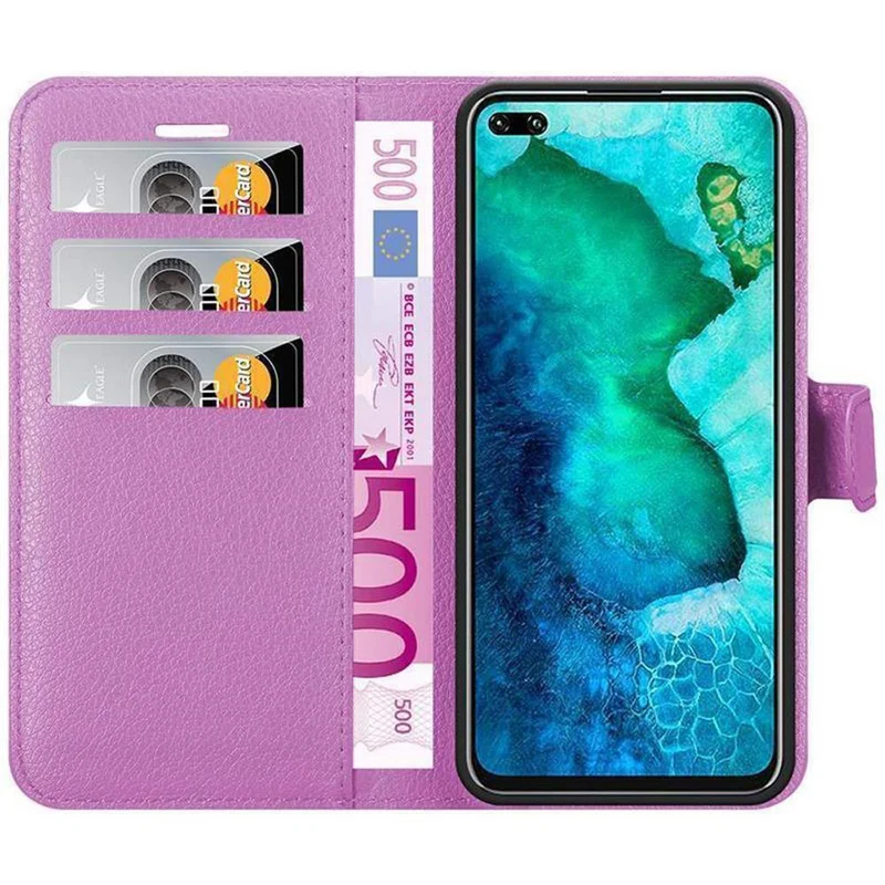 Cadorabo Hülle kompatibel mit Honor View 30 PRO Schutzhülle mit Magnetverschluss, Standfunktion und Kartenfach