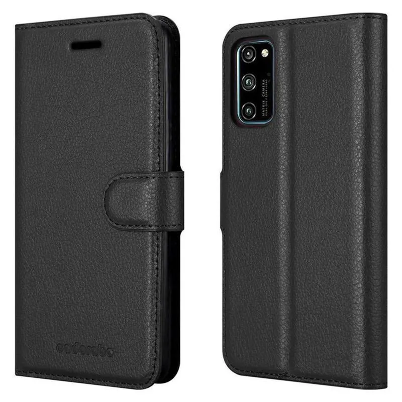 Cadorabo Hülle kompatibel mit Honor View 30 PRO Schutzhülle mit Magnetverschluss, Standfunktion und Kartenfach