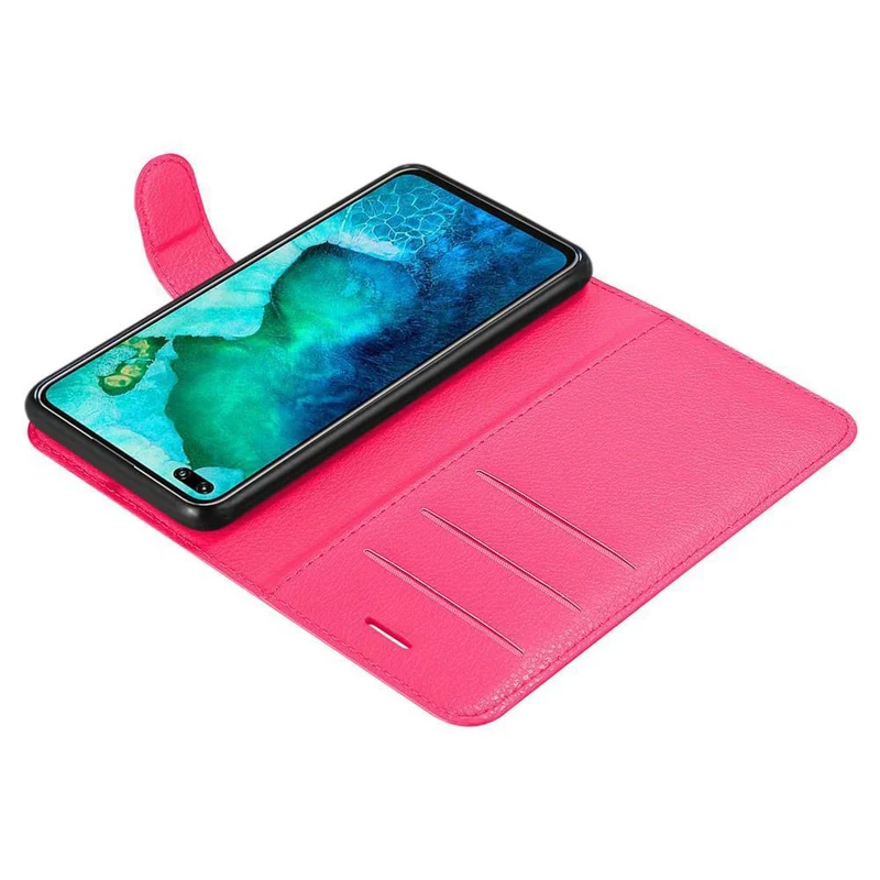 Cadorabo Hülle kompatibel mit Honor View 30 PRO Schutzhülle mit Magnetverschluss, Standfunktion und Kartenfach