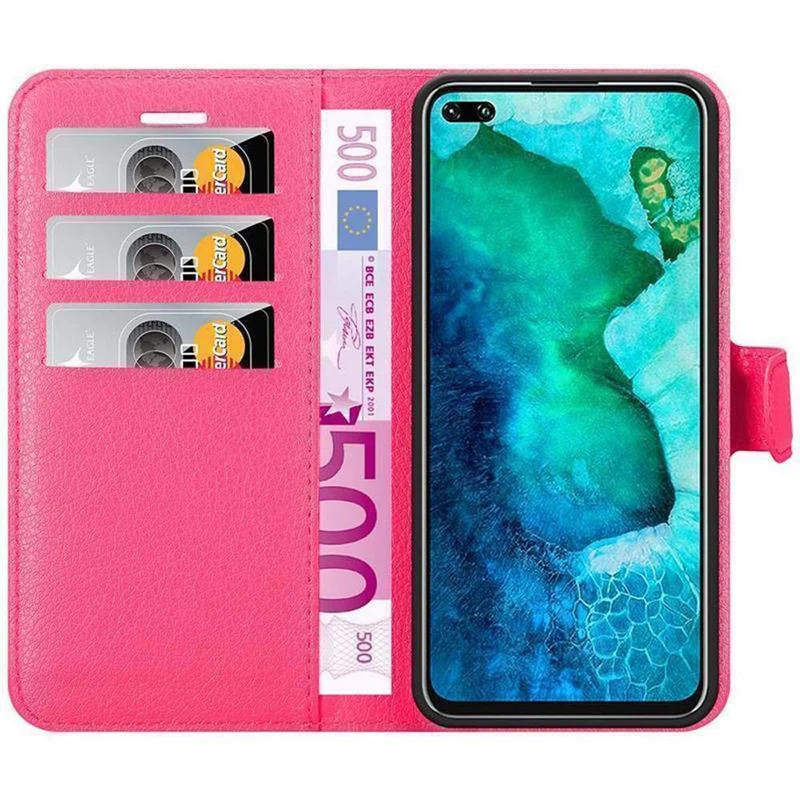 Cadorabo Hülle kompatibel mit Honor View 30 PRO Schutzhülle mit Magnetverschluss, Standfunktion und Kartenfach