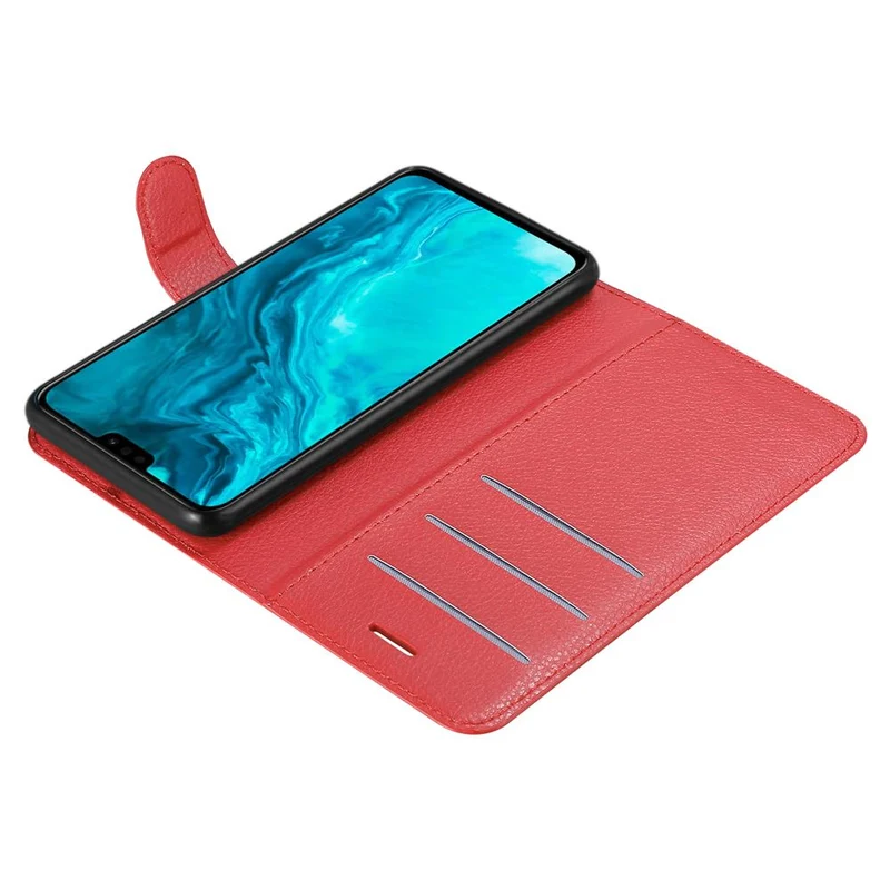 Cadorabo Hülle kompatibel mit Honor 9X LITE Schutzhülle mit Magnetverschluss, Standfunktion und Kartenfach
