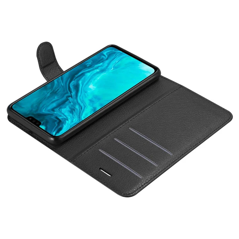 Cadorabo Hülle kompatibel mit Honor 9X LITE Schutzhülle mit Magnetverschluss, Standfunktion und Kartenfach