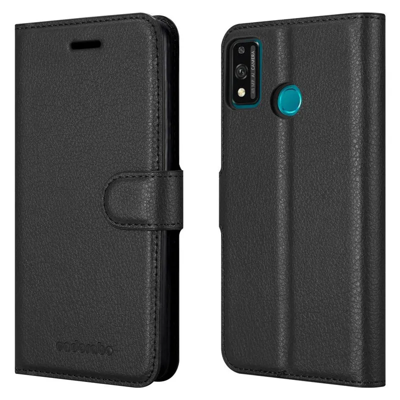 Cadorabo Hülle kompatibel mit Honor 9X LITE Schutzhülle mit Magnetverschluss, Standfunktion und Kartenfach
