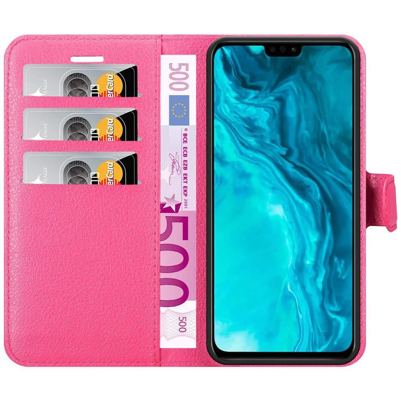 Cadorabo Hülle kompatibel mit Honor 9X LITE Schutzhülle mit Magnetverschluss, Standfunktion und Kartenfach