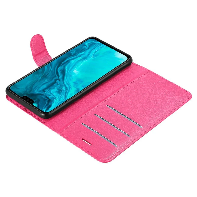 Cadorabo Hülle kompatibel mit Honor 9X LITE Schutzhülle mit Magnetverschluss, Standfunktion und Kartenfach