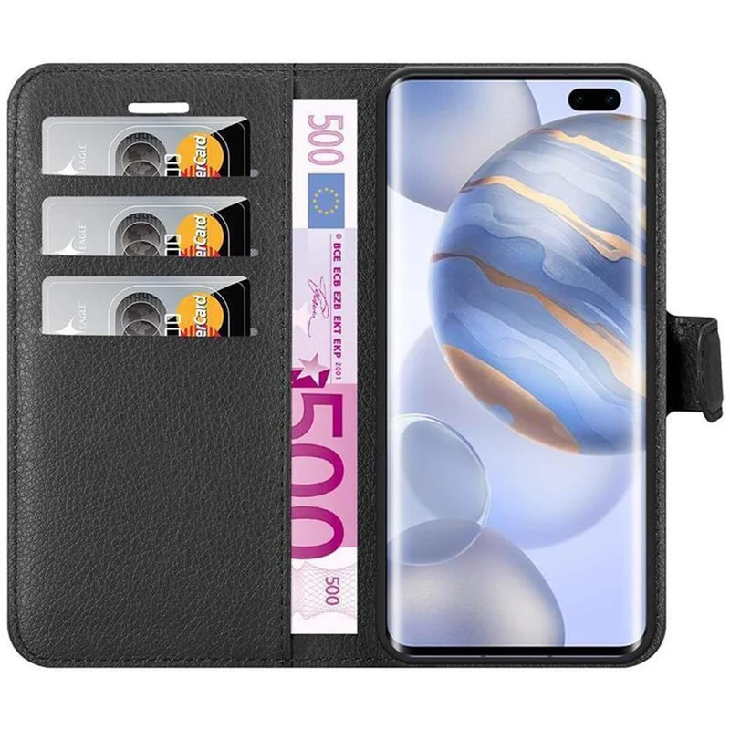 Cadorabo Hülle kompatibel mit Honor 30 PRO Schutzhülle mit Magnetverschluss, Standfunktion und Kartenfach