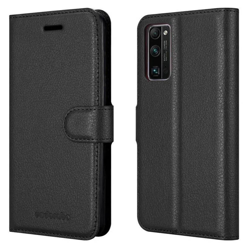 Cadorabo Hülle kompatibel mit Honor 30 PRO Schutzhülle mit Magnetverschluss, Standfunktion und Kartenfach