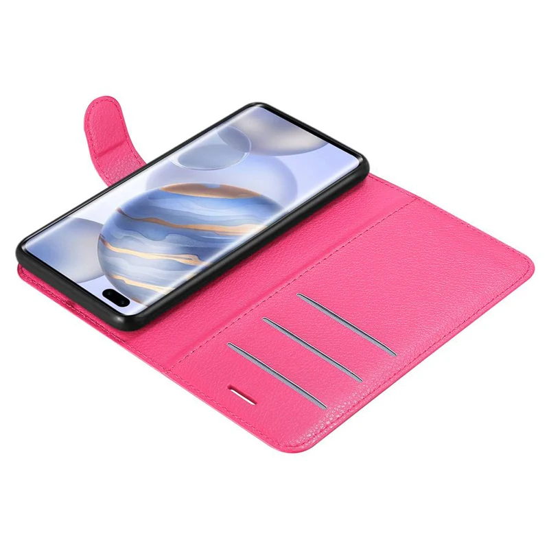 Cadorabo Hülle kompatibel mit Honor 30 PRO Schutzhülle mit Magnetverschluss, Standfunktion und Kartenfach