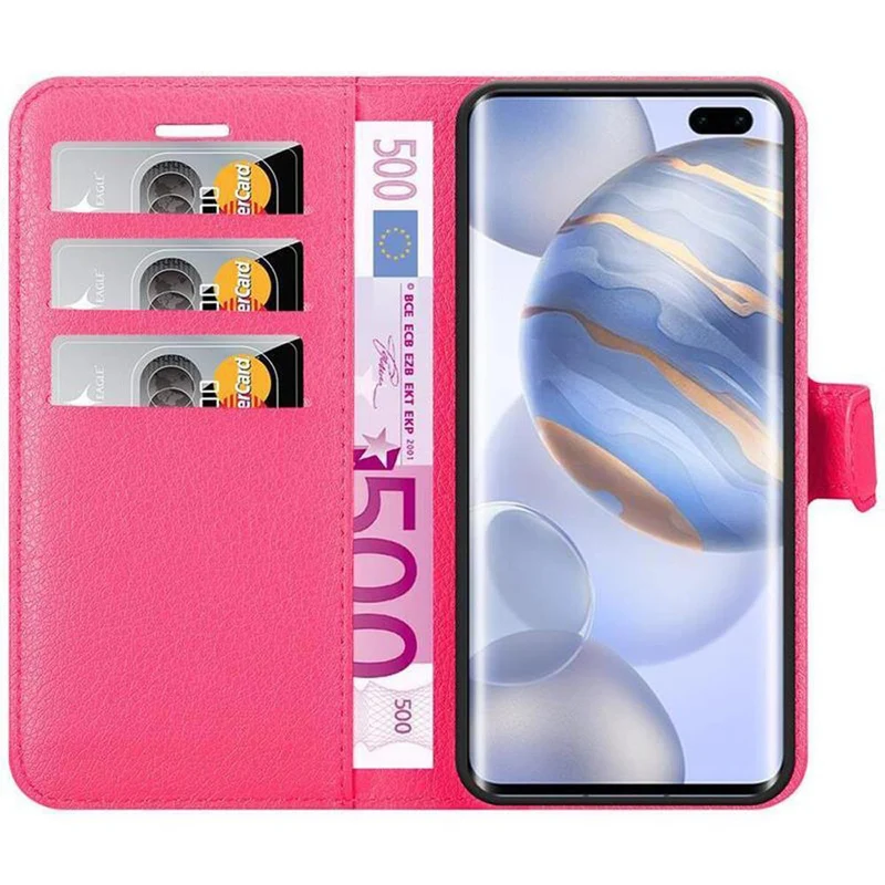 Cadorabo Hülle kompatibel mit Honor 30 PRO Schutzhülle mit Magnetverschluss, Standfunktion und Kartenfach