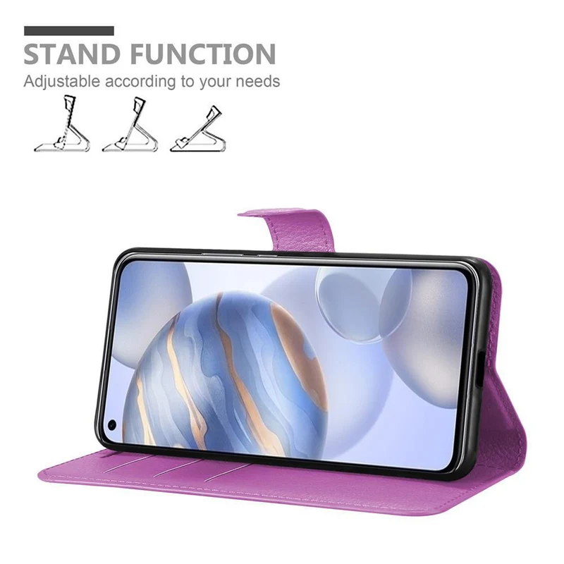 Cadorabo Hülle kompatibel mit Honor 30 Schutzhülle mit Magnetverschluss, Standfunktion und Kartenfach