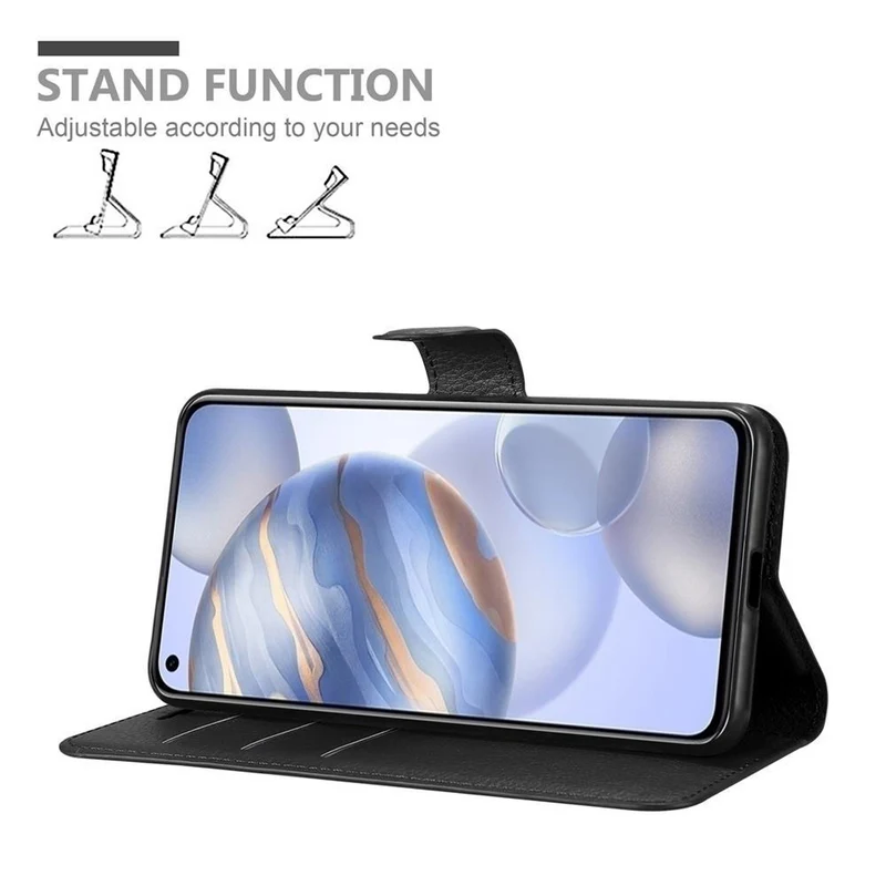 Cadorabo Hülle kompatibel mit Honor 30 Schutzhülle mit Magnetverschluss, Standfunktion und Kartenfach