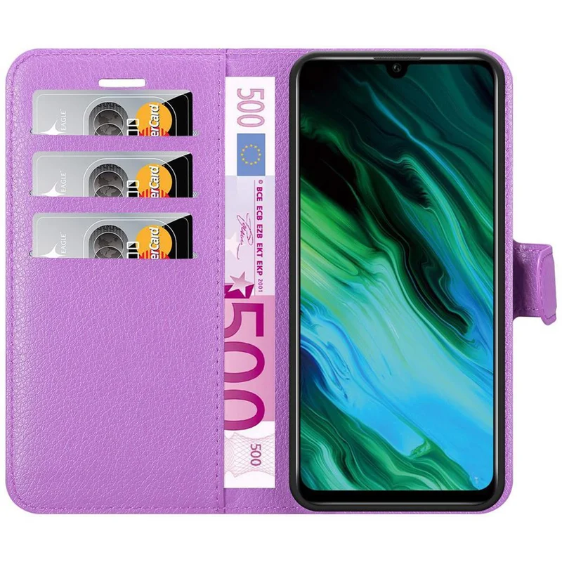 Cadorabo Hülle kompatibel mit Honor 20e Schutzhülle mit Magnetverschluss, Standfunktion und Kartenfach
